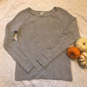 J CREW Grey Crewneck Sweater